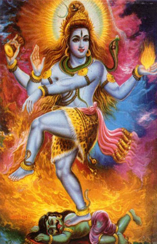 Blue Indian God