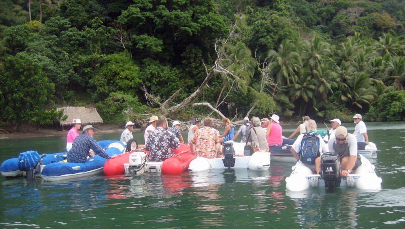 A conflagration of dinghies