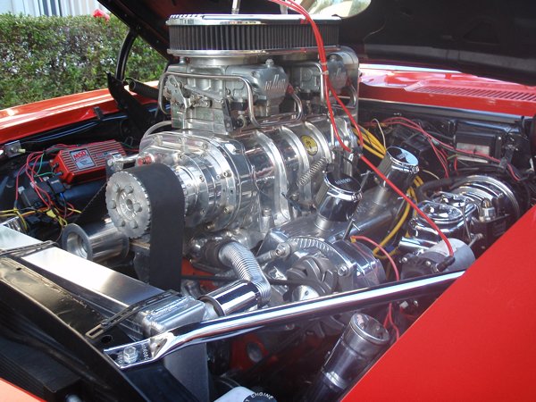 1970 Corvette Stingray V8 with supercharger all very clean and polished
