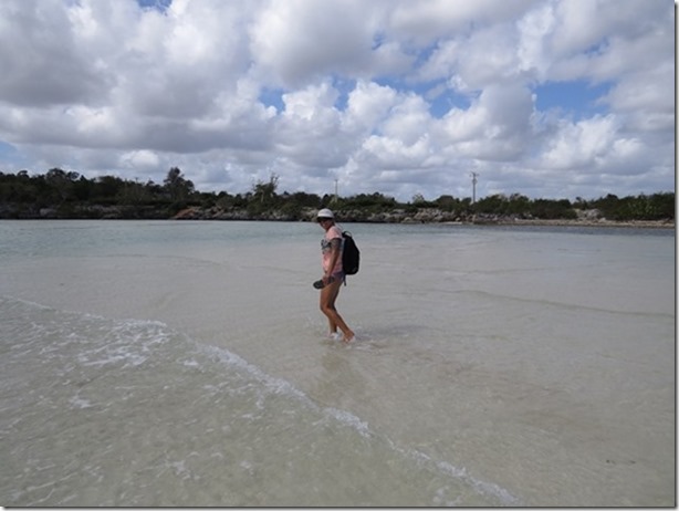 visasmallAngela from yacht Teasa starting to wade across from one shore to anotherdavid