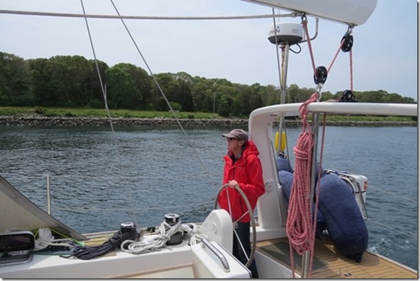 visasmallGoing through the Canal, Skipper at the wheeldavid