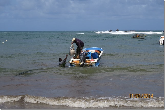 Fishermen near Calibishie