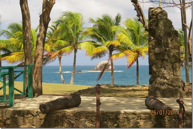 From Pigeon Island looking towards Martinique