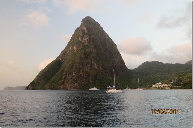 Petit Piton from the South