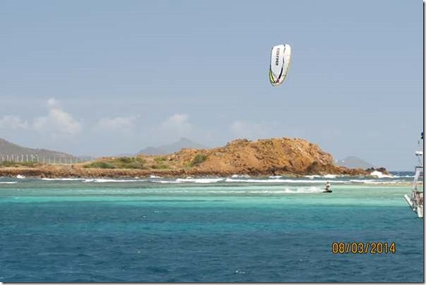 betasmallKite Surfing off the reef, Clifton