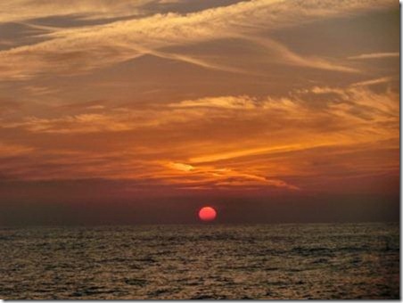 Atlantic sunset