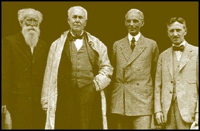 Burroughs, Edison, Ford and Firestone