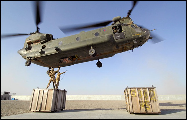 AFHANISTAN BRITAIN CHINOOK HELICOPTERS