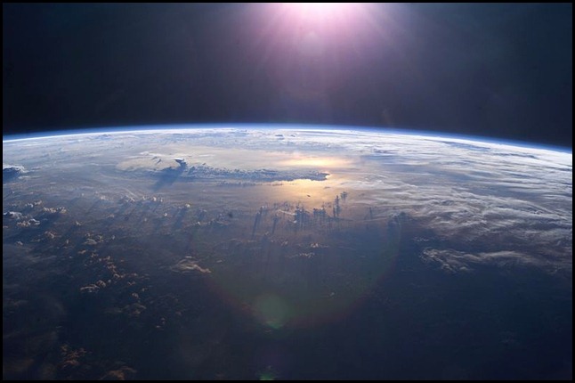 A beautiful picture taken from space