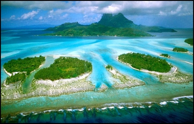 Bora Bora from the air