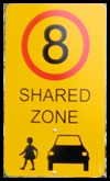 shared zone 8 km