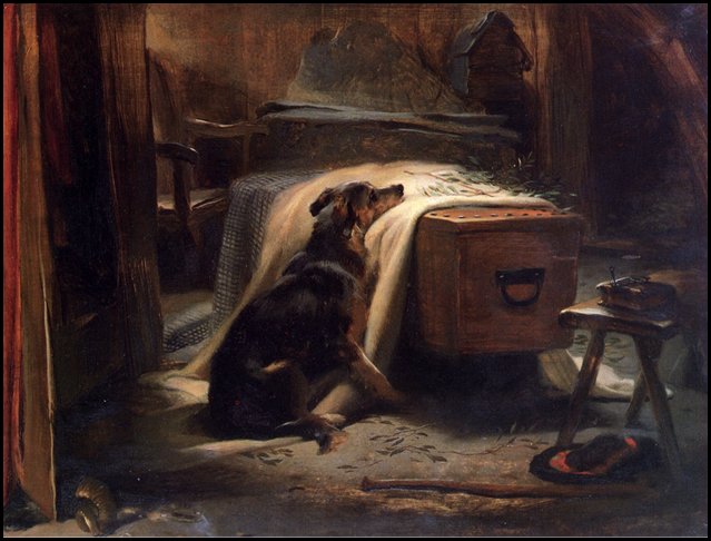 The Old Shepherd's Chief Mourner by Sir Edwin Landseer