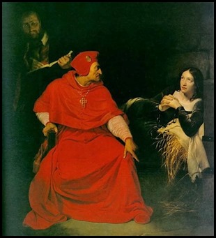 Joan of Arc interrogation by the Bishop of Winchester