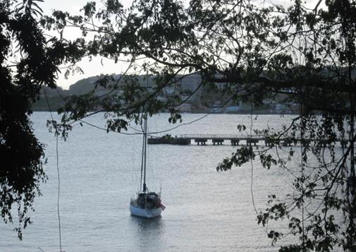 Cape at anchor