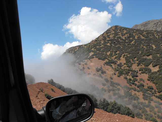 Clouds on the pass