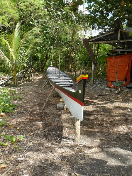 Boat building - a racing canoe