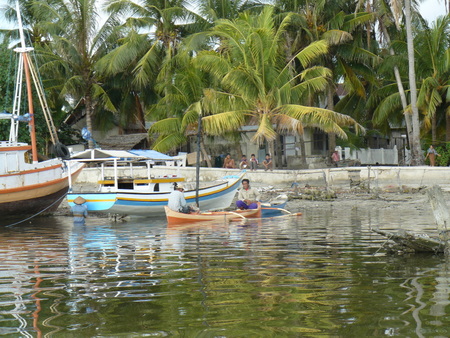 Arriving ashore