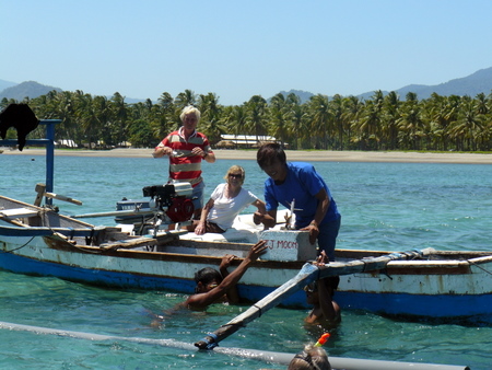 Planting the JJ Moon coral