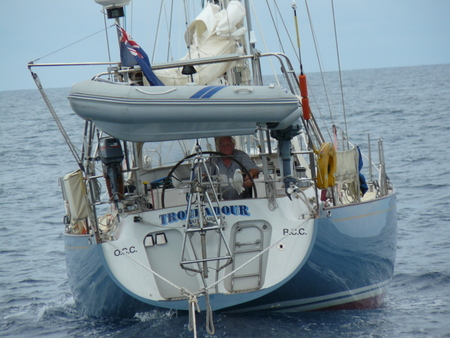 Stuart checks on the visiting Egret