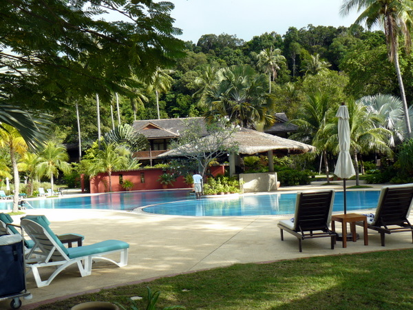  Our pool with poolside bar, centre