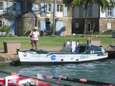 One of the Atlantic row boats