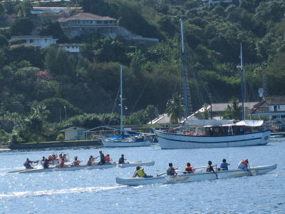 Kayaking/canoeing is a major hobby in Tahiti.
