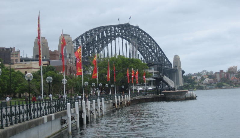 Sydney harbour bridge.  