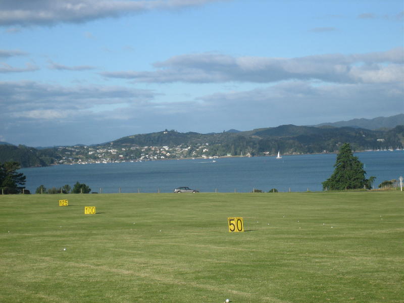 View over the Bay of Islands from the golf course.