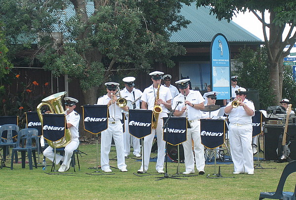 The New Zealand navy performs