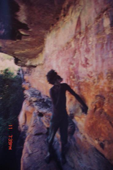 013b Repainting the sacred rock sites in the 60's.JPG