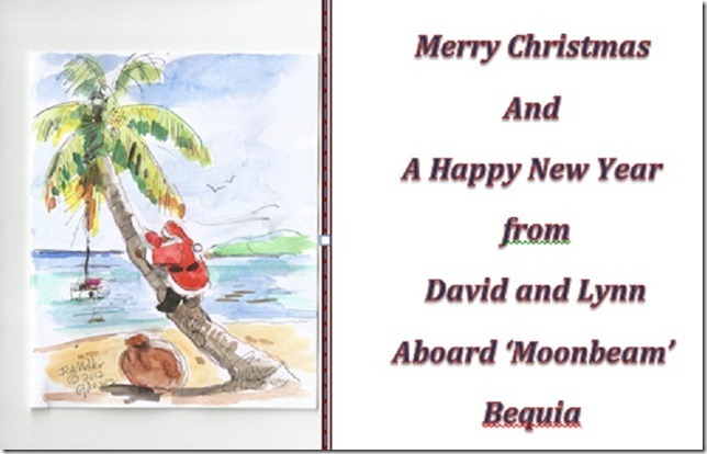 christmas card from moonbeam