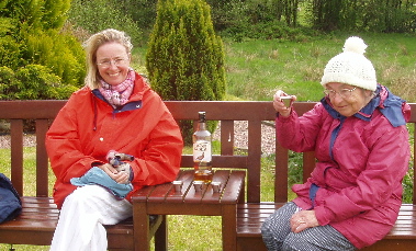 A wee dram for lunch at the lock.