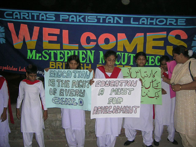 Greetings from Caritas lahore