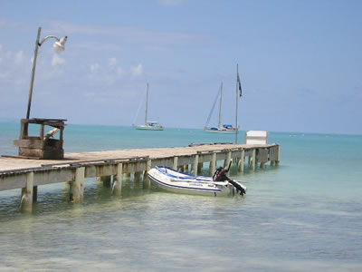 Sea Topaz anchored in Anegada