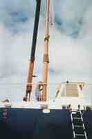 Stepping the main mast